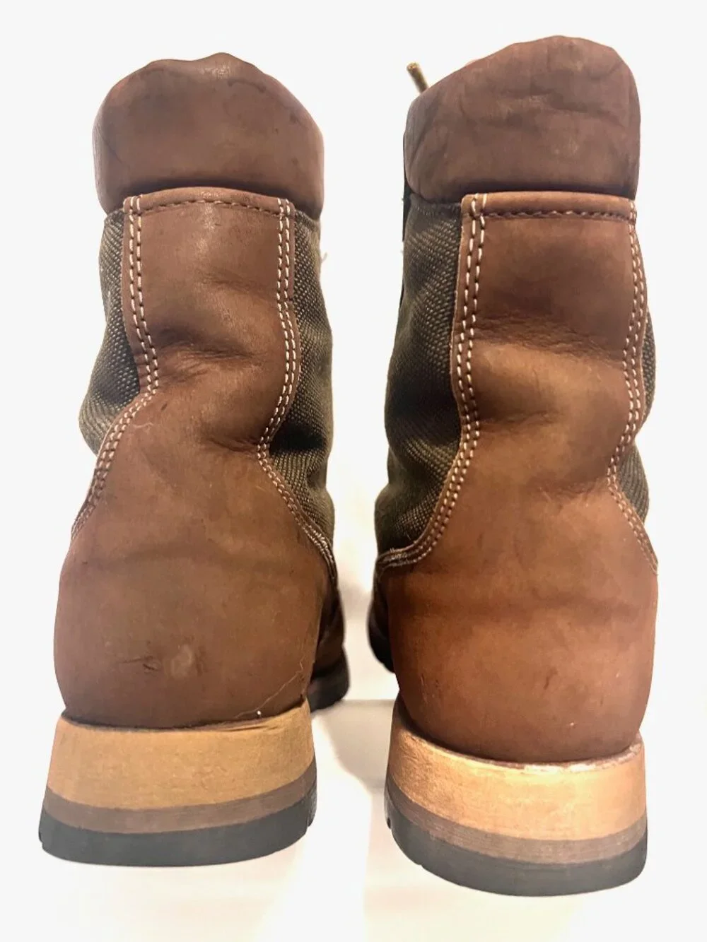 Rocky Boots-Combat Lace Up Youth-5 1/2 M-Vibram Sole-Brown/Tan Mix-Waterproof